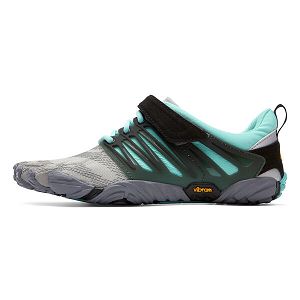 Vibram V-Train Grey/Black/Aqua Womens Training Shoes | India-357964